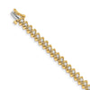 Quality Gold 14k Yellow Gold AA Diamond Tennis Bracelet