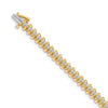 Quality Gold 14k Yellow Gold VS Diamond Tennis Bracelet