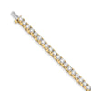 Quality Gold 14k Yellow Gold AAA Diamond Tennis Bracelet