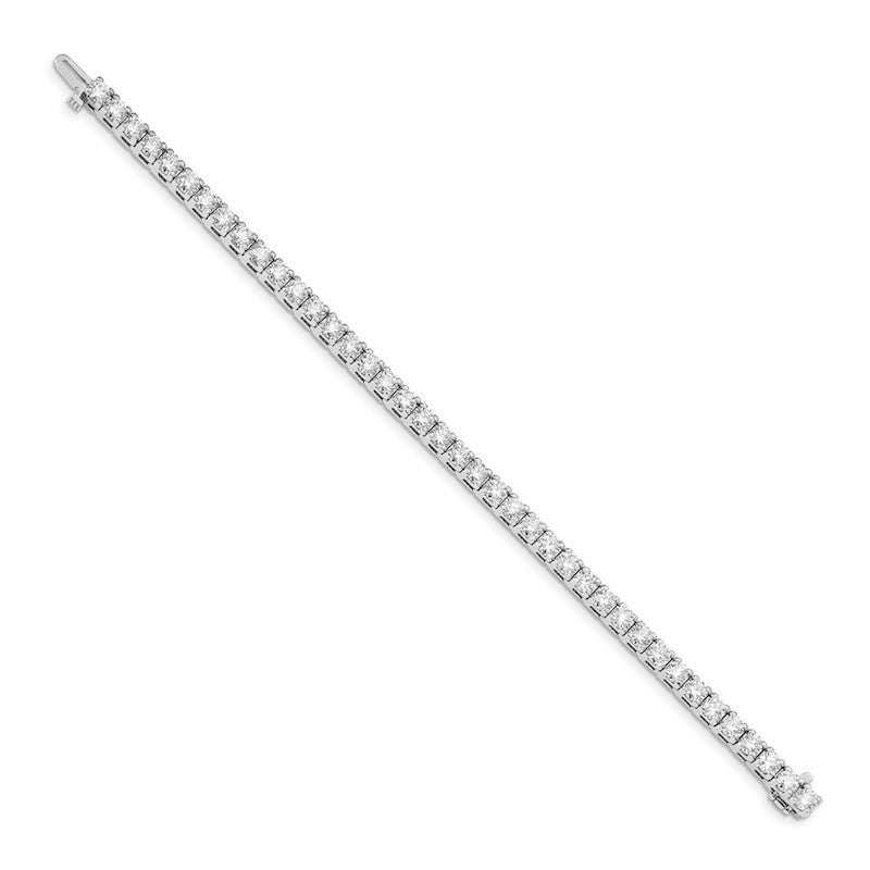 Quality Gold 14k White Gold AAA Diamond Tennis Bracelet