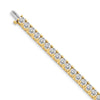 Quality Gold 14k Yellow Gold AA Diamond Tennis Bracelet