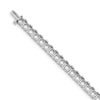 Quality Gold 14k White Gold AA Diamond Tennis Bracelet