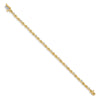 Quality Gold 14k Yellow Gold 2.2mm Diamond Tennis Bracelet