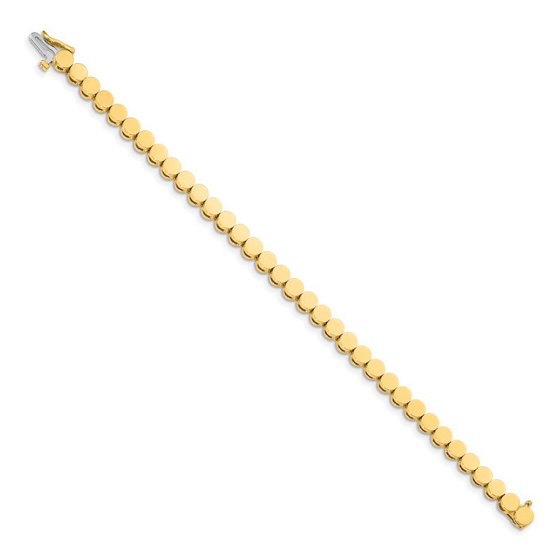 Quality Gold 14k Yellow Gold Add-a-Diamond Tennis Bracelet