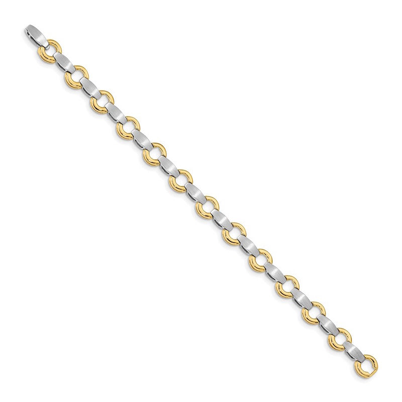 Quality Gold 14k Two-tone Add-a-Diamond Tennis Bracelet