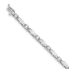 Quality Gold 14k White Gold AA Diamond Tennis Bracelet