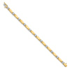 Quality Gold 14k Yellow Gold 3.5mm Diamond Tennis Bracelet