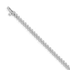 Quality Gold 14k White Gold AAA Diamond Tennis Bracelet