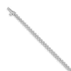 Quality Gold 14k White Gold AAA Diamond Tennis Bracelet