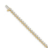 Quality Gold 14k Yellow Gold AA Diamond Tennis Bracelet