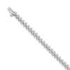 Quality Gold 14k White Gold AAA Diamond Tennis Bracelet