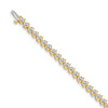 Quality Gold 14k Yellow Gold VS Diamond Tennis Bracelet