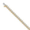 Quality Gold 14k Yellow Gold AAA Diamond Tennis Bracelet