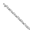 Quality Gold 14k White Gold A Diamond Tennis Bracelet