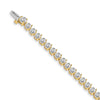 Quality Gold 14k Yellow Gold A Diamond Tennis Bracelet