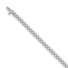 Quality Gold 14k White Gold AAA Diamond Tennis Bracelet