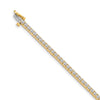 Quality Gold 14k Yellow Gold AAA Diamond Tennis Bracelet