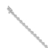 Quality Gold 14k White Gold AAA Diamond Tennis Bracelet