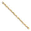 Quality Gold 14k Yellow Gold AAA Diamond Tennis Bracelet