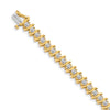 Quality Gold 14k Yellow Gold AA Diamond Tennis Bracelet