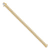 Quality Gold 14k Yellow Gold AAA Diamond Tennis Bracelet