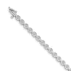 Quality Gold 14k White Gold AAA Diamond Tennis Bracelet