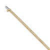 Quality Gold 14k Yellow Gold 1.4mm Diamond Tennis Bracelet