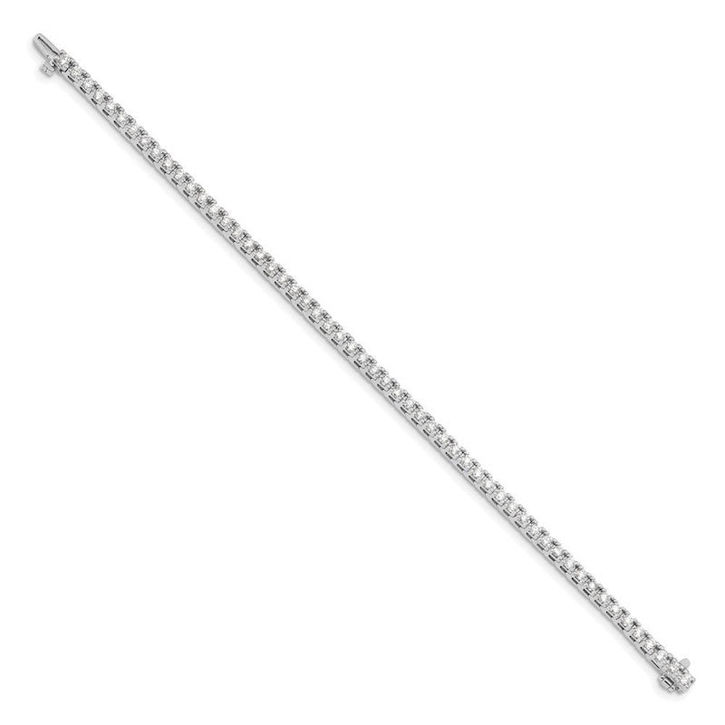 Quality Gold 14k White Gold AAA Diamond Tennis Bracelet