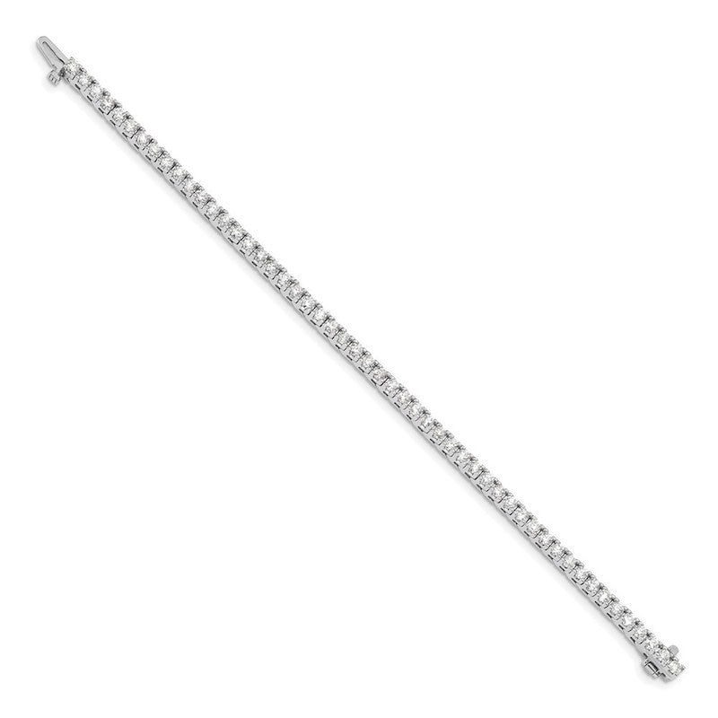 Quality Gold 14k White Gold AAA Diamond Tennis Bracelet