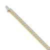 Quality Gold 14k Yellow Gold AA Diamond Tennis Bracelet