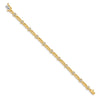 Quality Gold 14k Yellow Gold AAA Diamond Tennis Bracelet