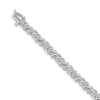 Quality Gold 14k White Gold AAA Diamond Tennis Bracelet