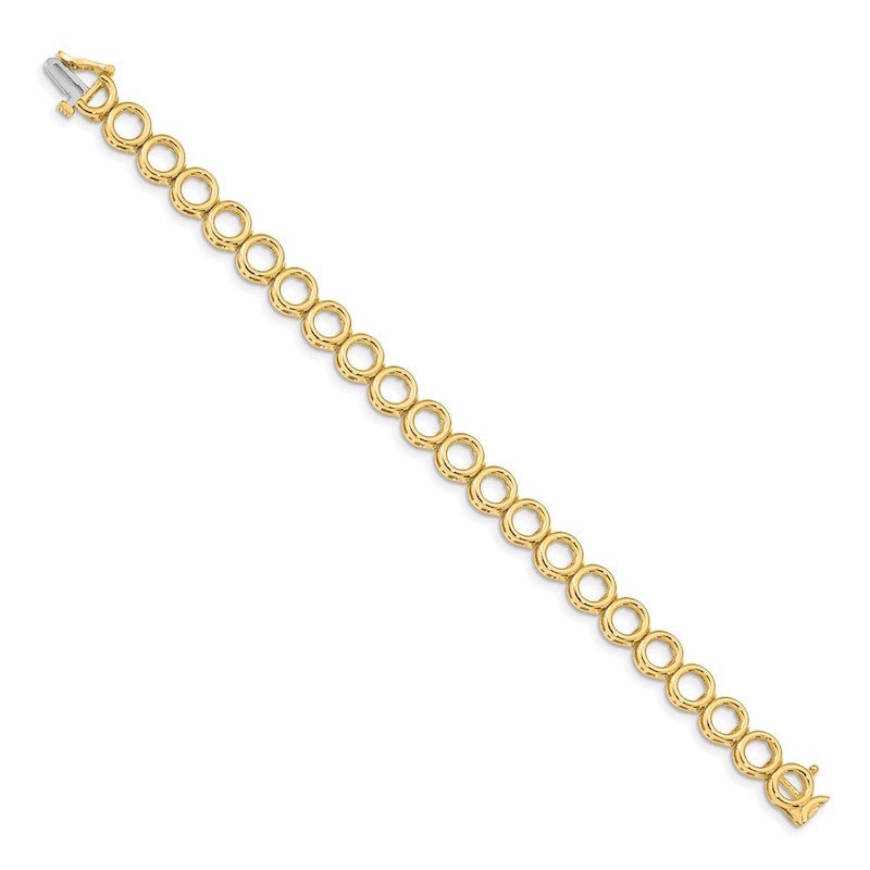 Quality Gold 14k Yellow Gold Add-a-Diamond Tennis Bracelet