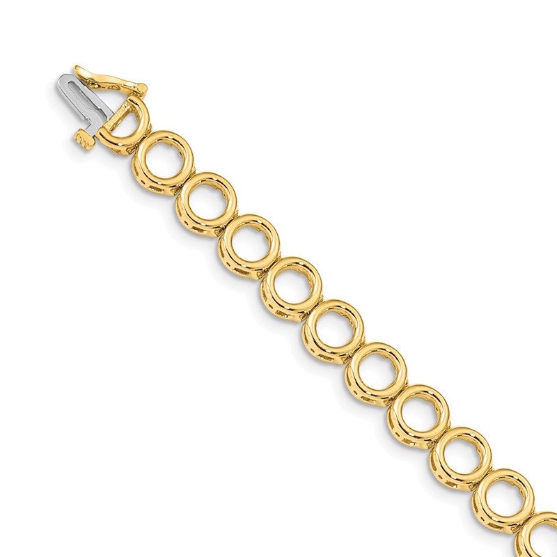 Quality Gold 14k Yellow Gold Add-a-Diamond Tennis Bracelet