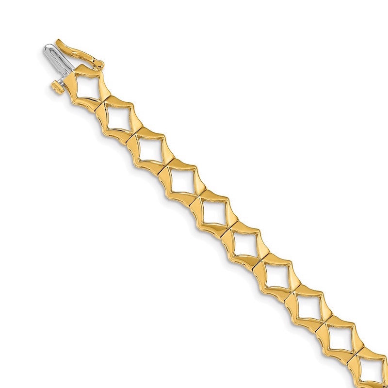 Quality Gold 14k Yellow Gold Add-a-Diamond Tennis Bracelet