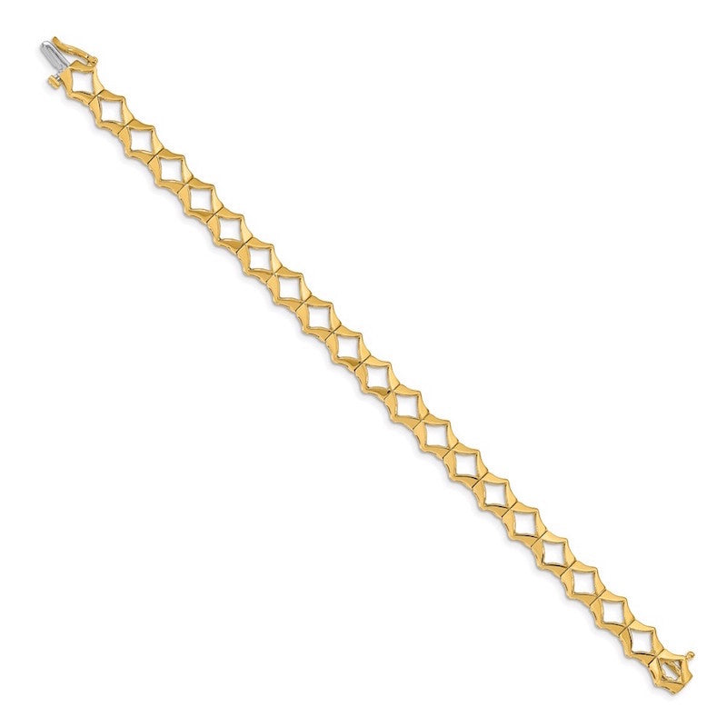 Quality Gold 14k Yellow Gold Add-a-Diamond Tennis Bracelet