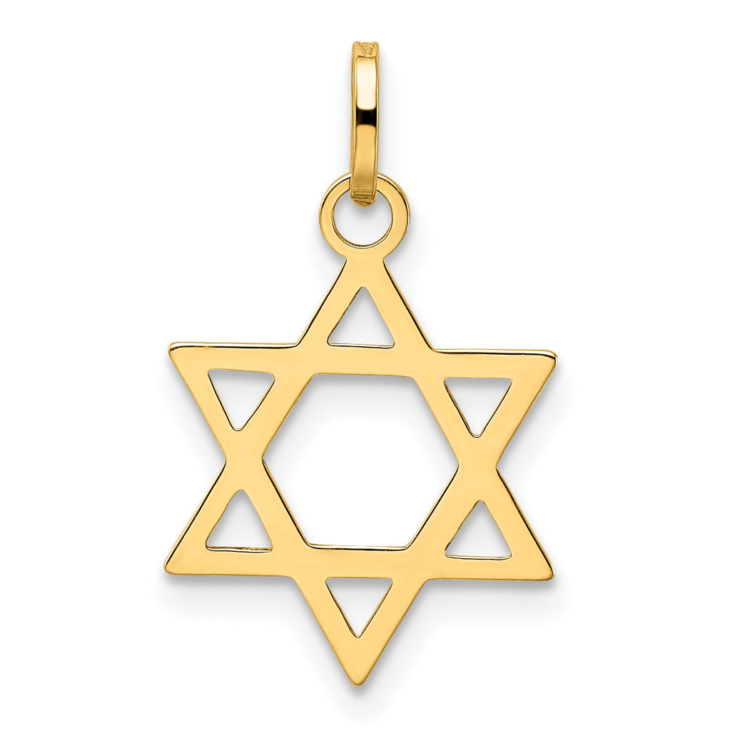 Quality Gold 14k Star of David Pendant