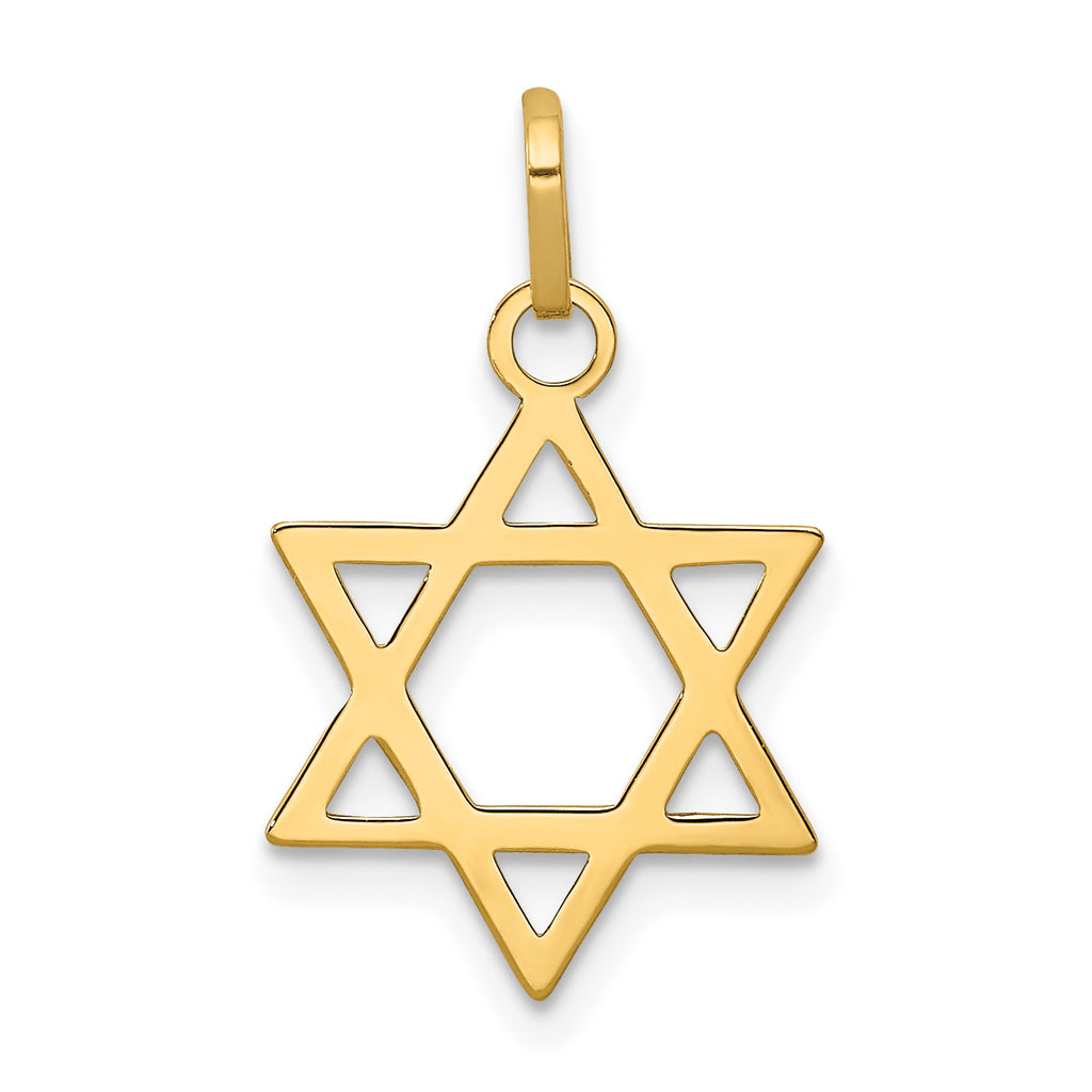 Quality Gold 14k Star of David Pendant