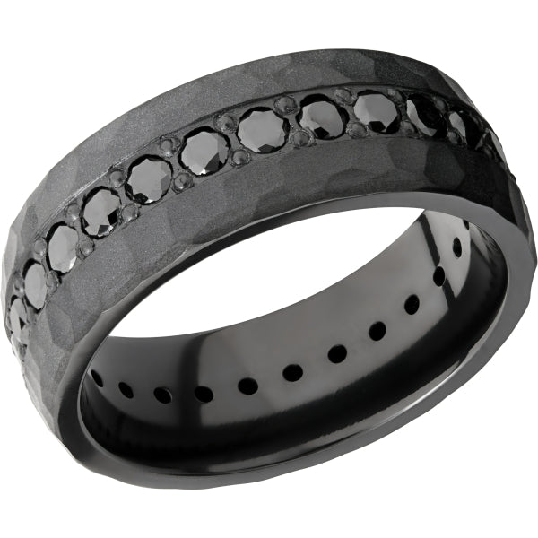 Lashbrook Black Zirconium 8mm Men's Wedding Band