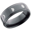 Lashbrook Black Zirconium 8mm Men's Wedding Band