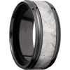 Lashbrook Black Zirconium Meteorite 9mm Men's Wedding Band