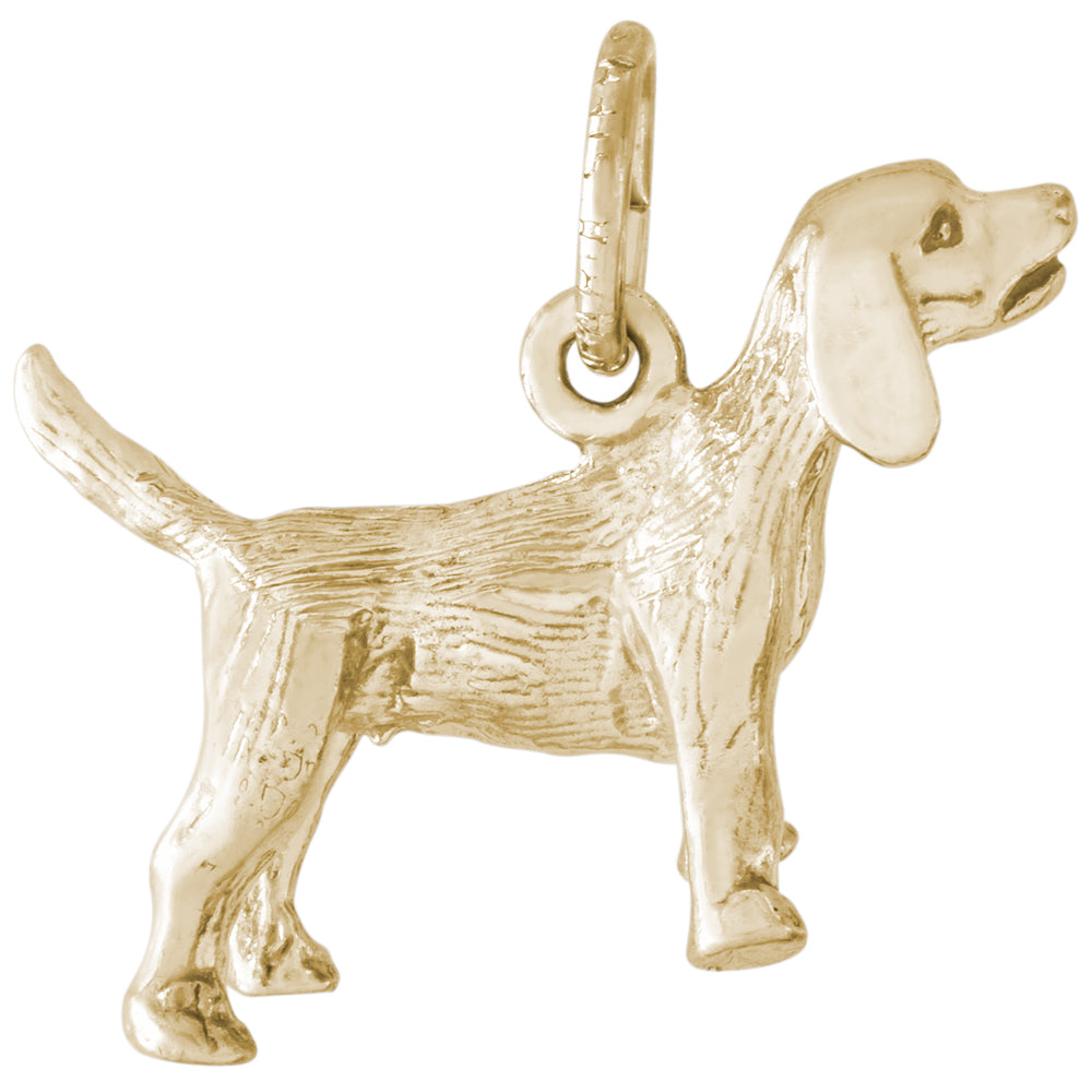 Rembrandt 14k Yellow Gold Beagle Charm