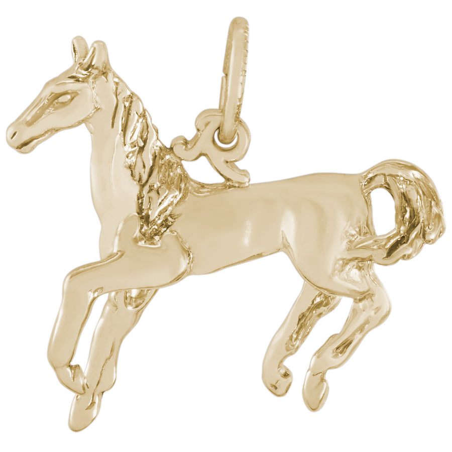 Rembrandt 14k Yellow Gold Horse Charm