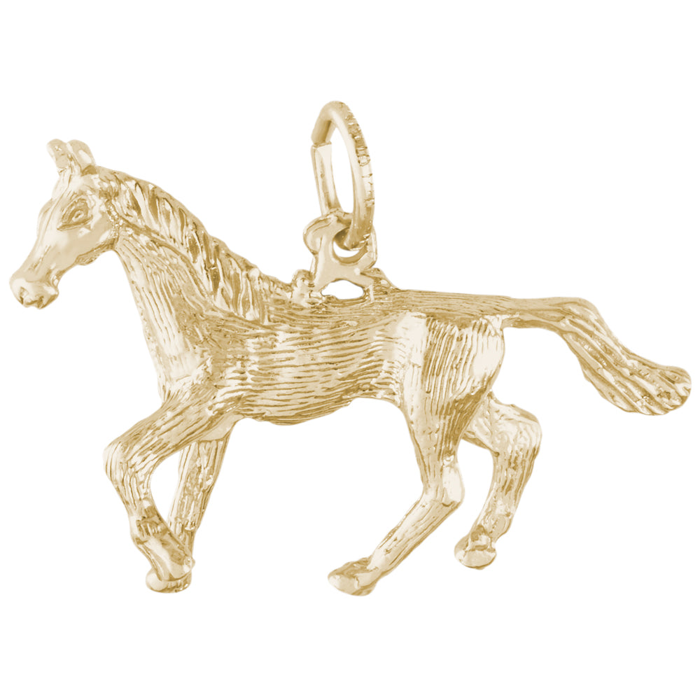 Rembrandt 14k Yellow Gold Horse Charm