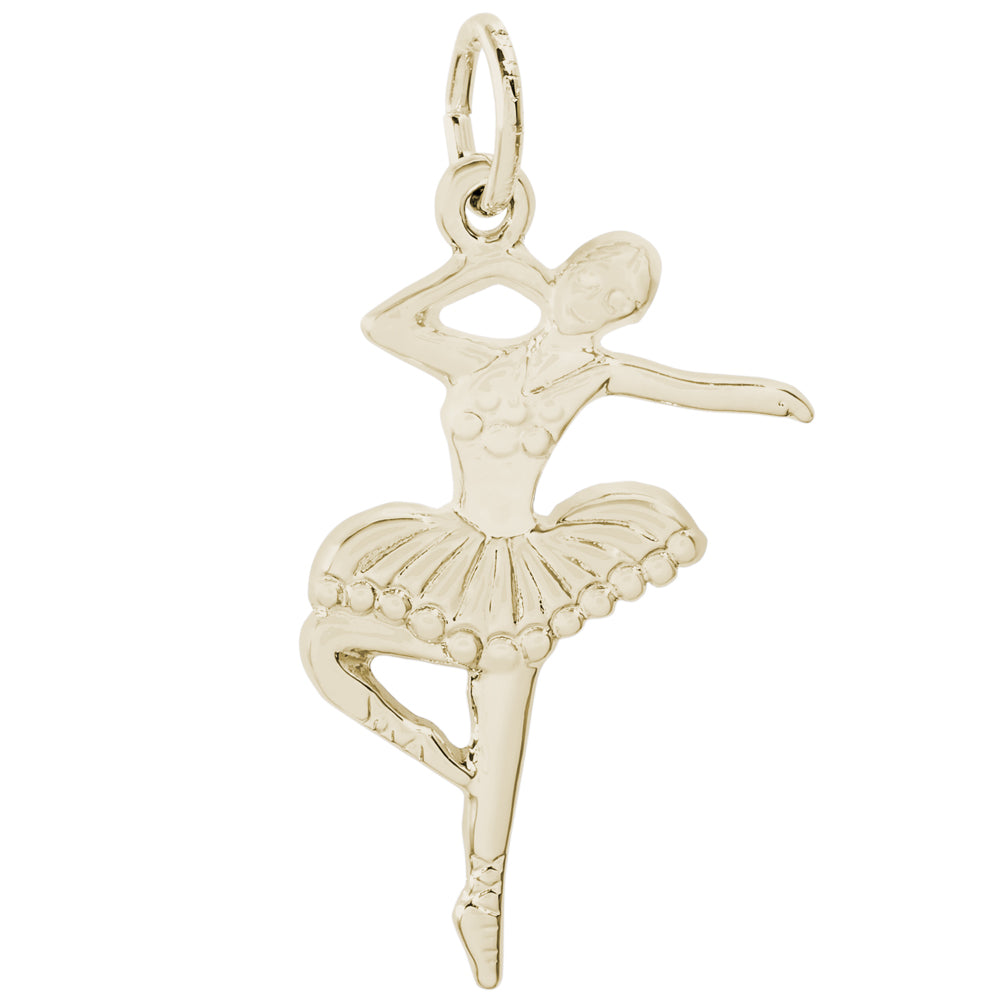 Rembrandt 14k Yellow Gold Ballet Dancer Charm