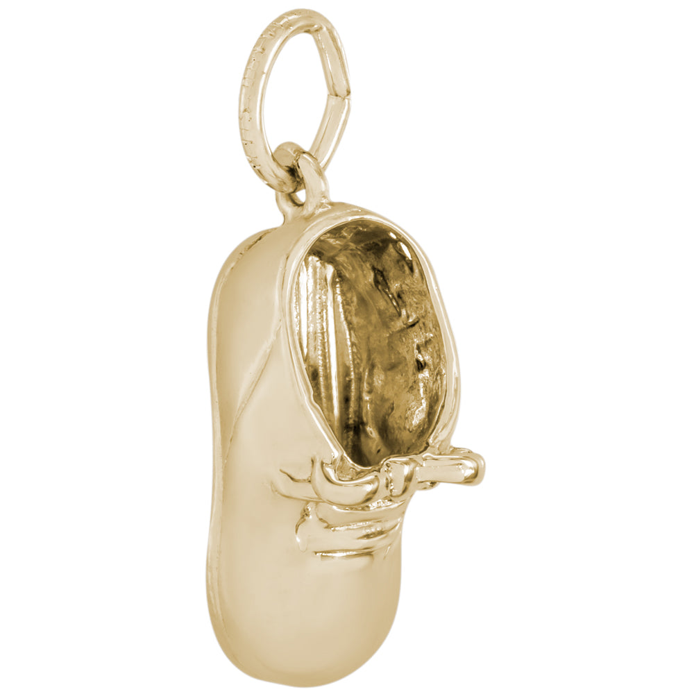 Rembrandt 14k Yellow Gold Baby Shoe Charm