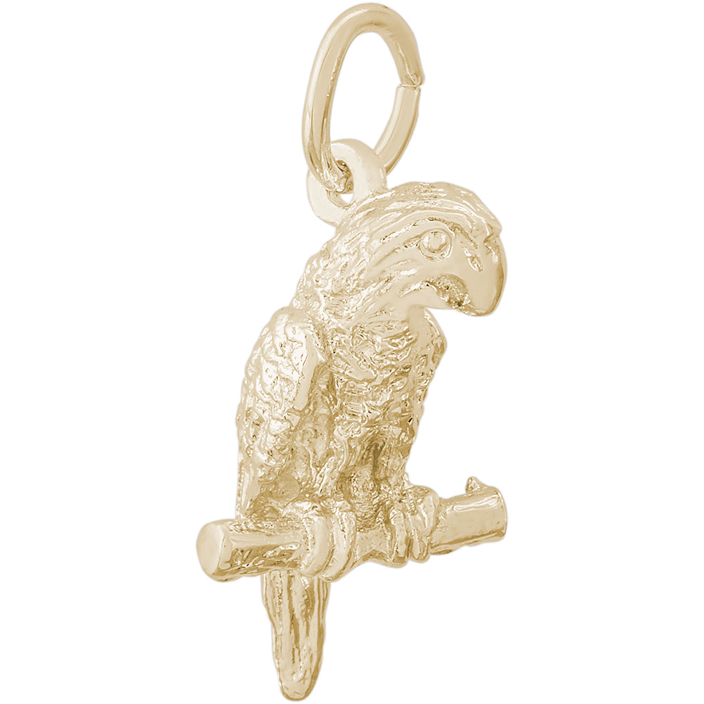 Rembrandt 14k Yellow Gold Parrot Charm
