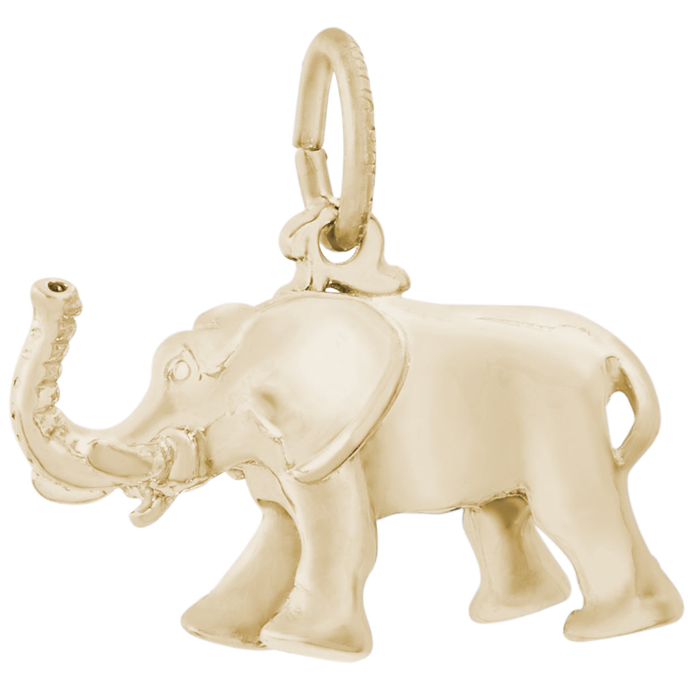 Rembrandt 14k Yellow Gold Elephant Charm