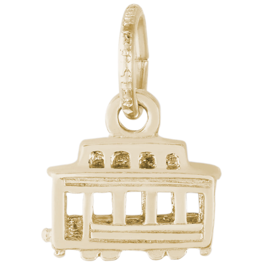 Rembrandt 14k Yellow Gold Cable Car Charm