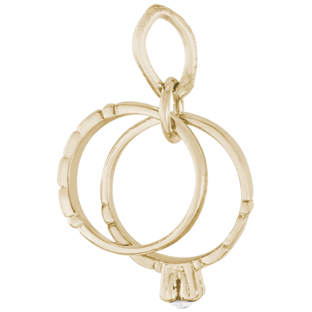 Rembrandt 14k Wedding Rings Charm